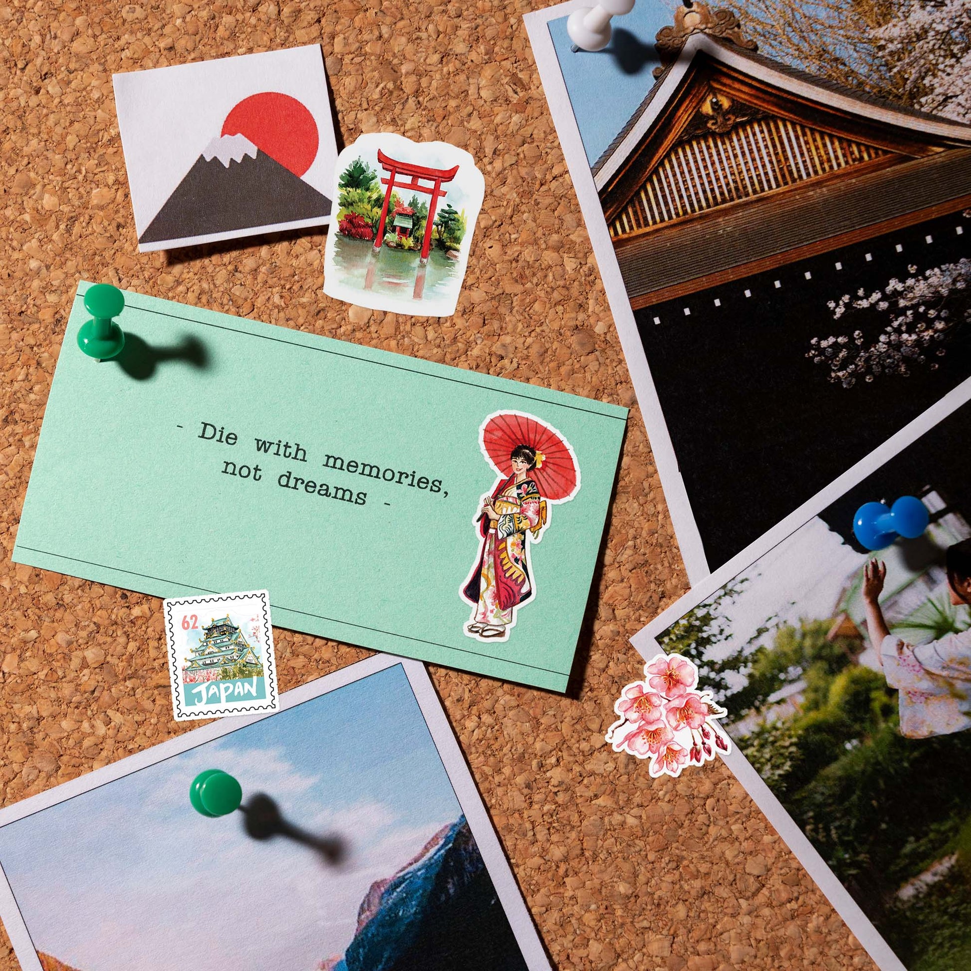 Imperial Japan Travel Stickers (29 pcs)