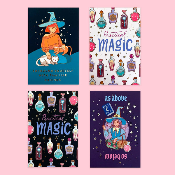 Practical Magic Tarot Postcards 4"x6" (8pcs)