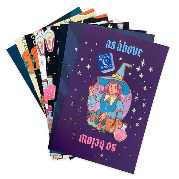 Practical Magic Tarot Postcards 4"x6" (8pcs)