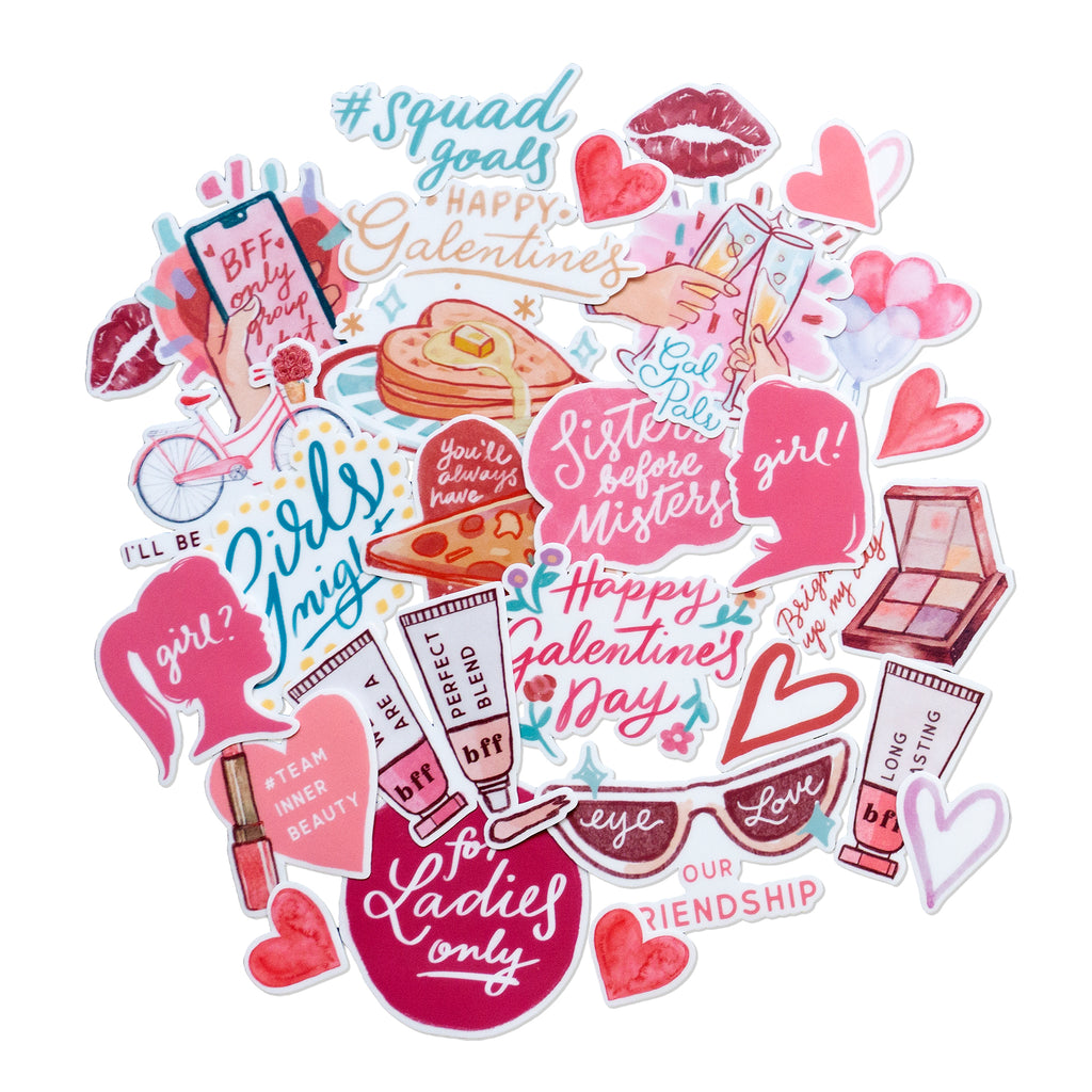 friendship girl gang stickers