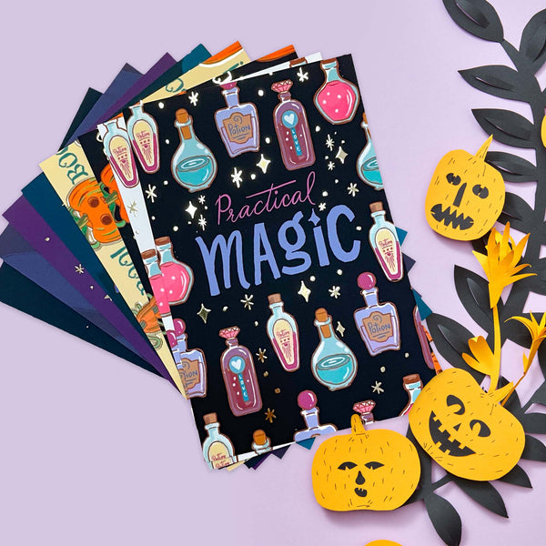 Practical Magic Tarot Postcards 4"x6" (8pcs)