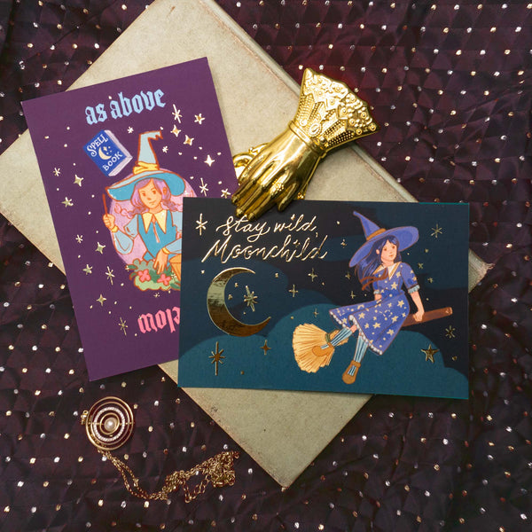 Practical Magic Tarot Postcards 4"x6" (8pcs)