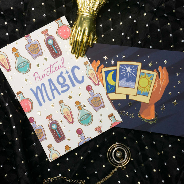 Practical Magic Tarot Postcards 4"x6" (8pcs)
