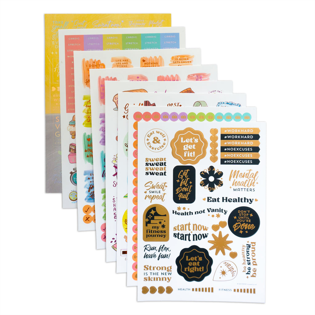 Aesthetic Planner Stickers for Fun Planning 1500 PCS 16 Sheets Beautiful  Design Seasonal Sticker Pack