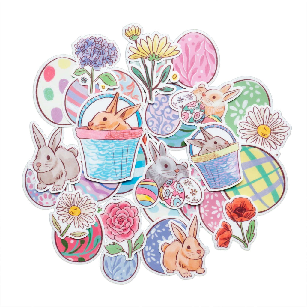 easter bunny egg sticker