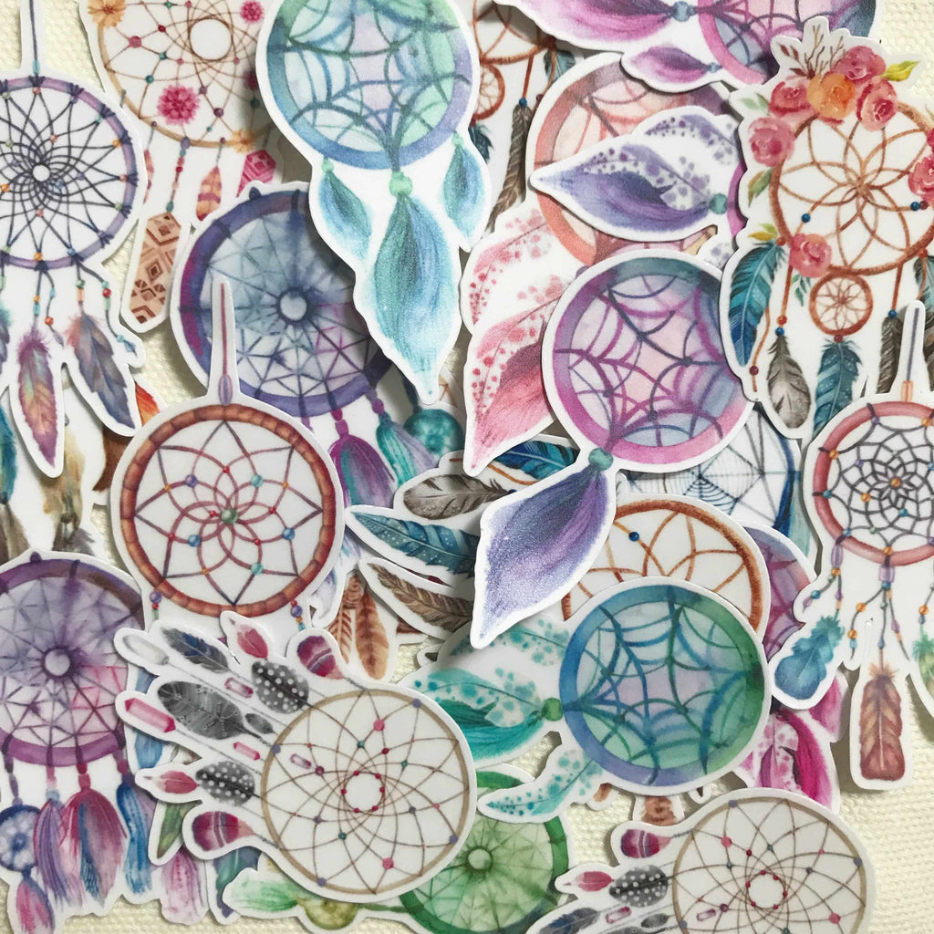 Navy Peony Dreamy Dream Catcher Stickers (23 pcs) - Navy Peony