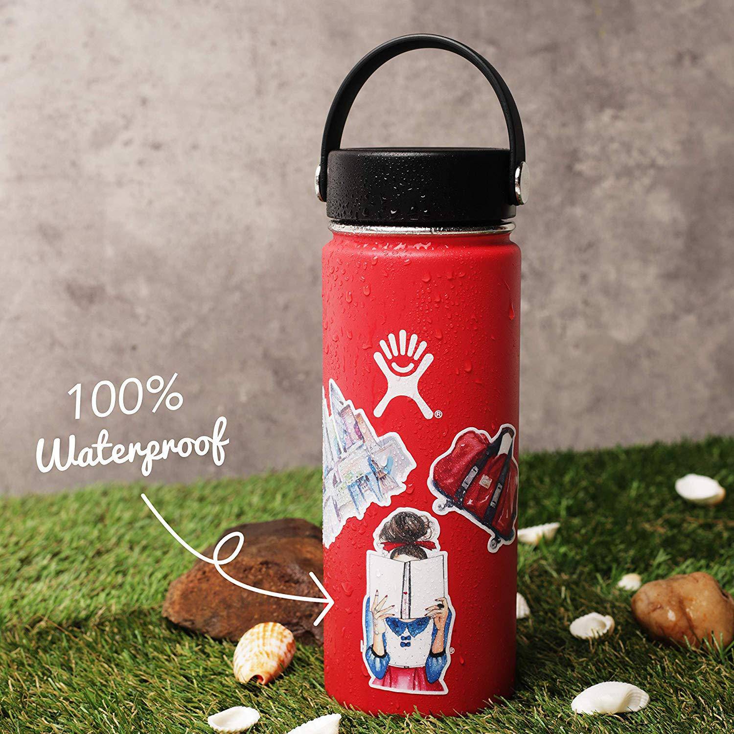 Navy Peony Eccentric England Travel Stickers (20 pcs) - Navy Peony