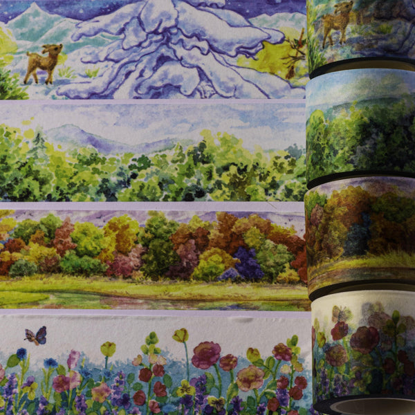 four seasons nature outdoor masking tape