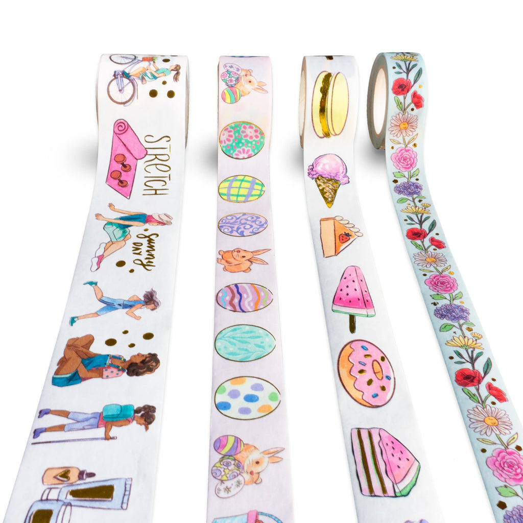 summer activities picnic washi tape