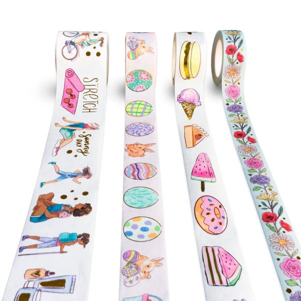 summer activities picnic washi tape
